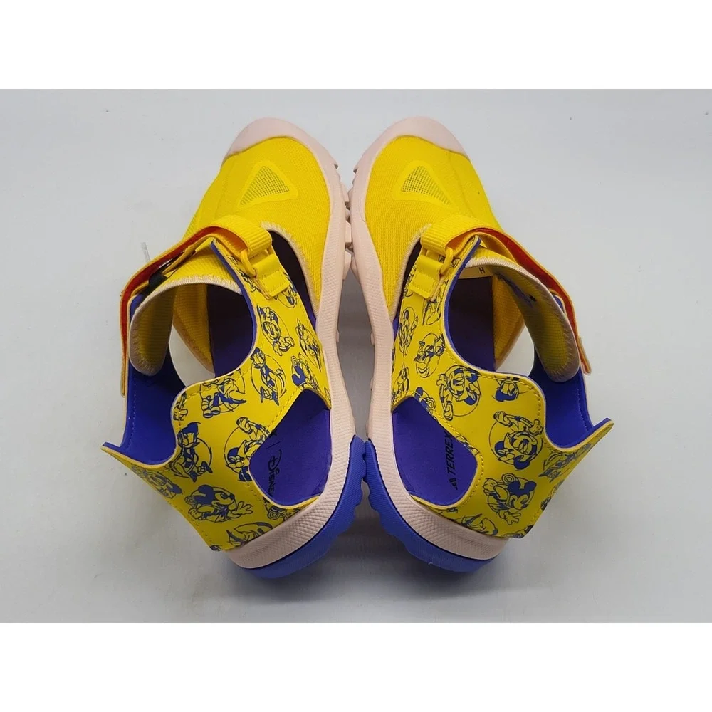 Adidas Terrex Captain Toey Hiking Boys Size 6 Yellow‎ Blue Sandals IH2908